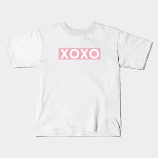 XOXO (pink & white) Kids T-Shirt